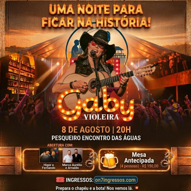 Gaby Violeira no Pesqueiro Encontro das águas
