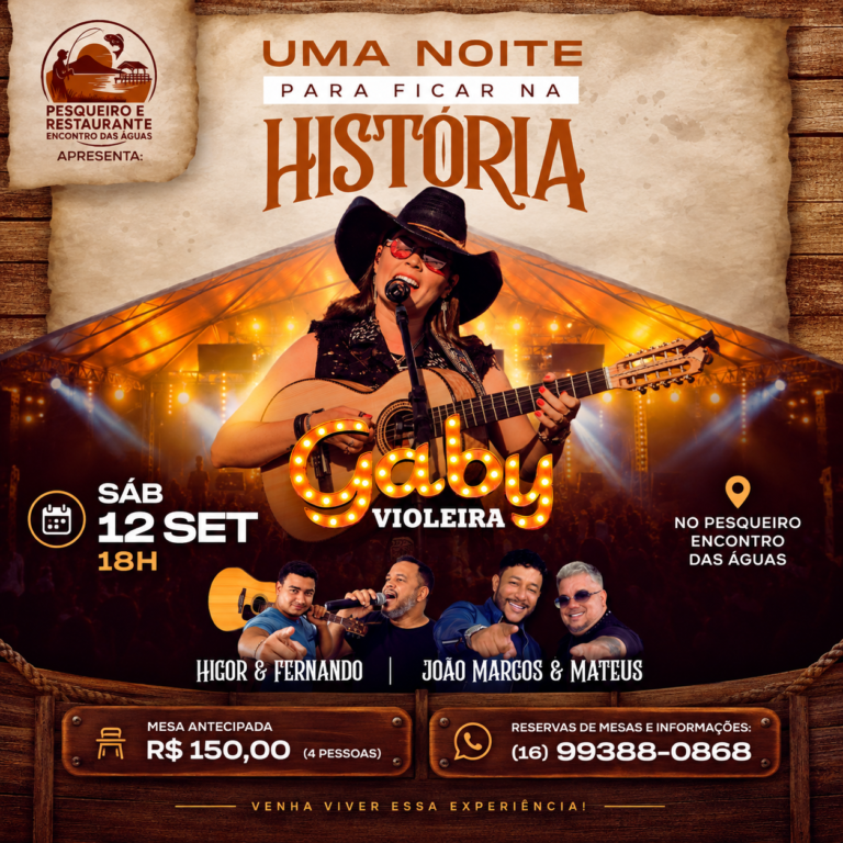 Gaby Violeira no Pesqueiro Encontro das águas (Individual)